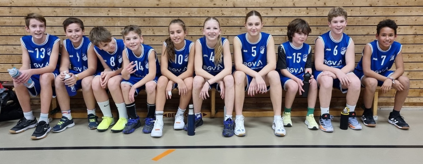 VfR Umkirch Lions in den BGV-gesponserten Trikots