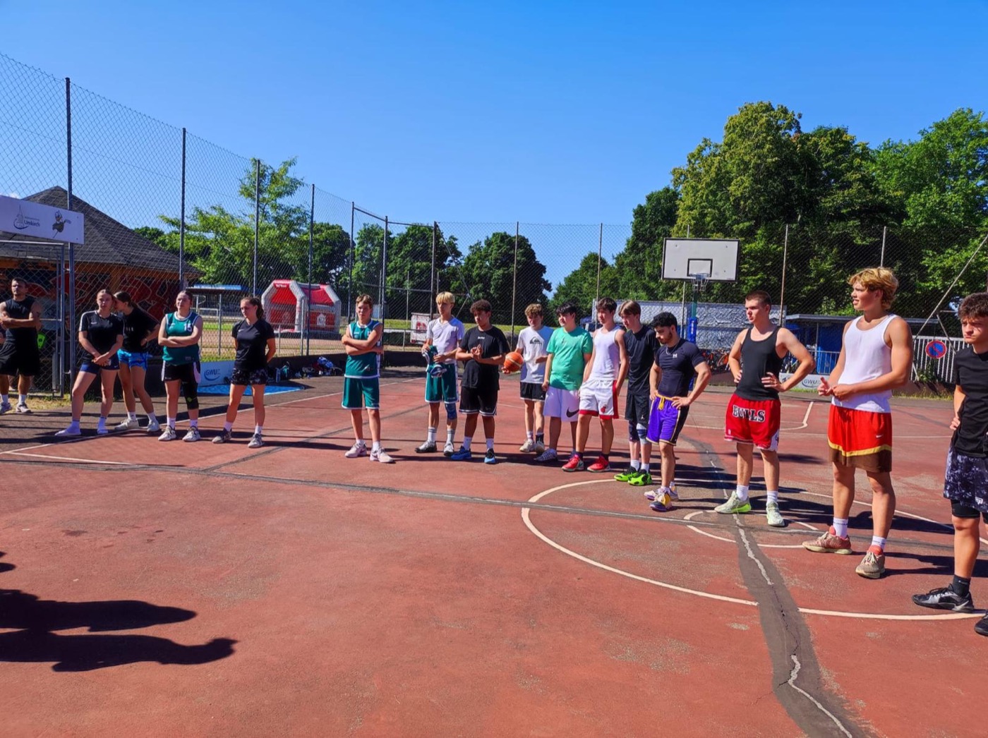 Kids beim 3x3 Turnier
