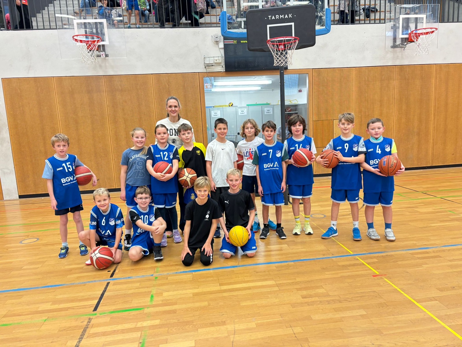 Die Kids der Basketball-Abteilung des VfR Umkirch